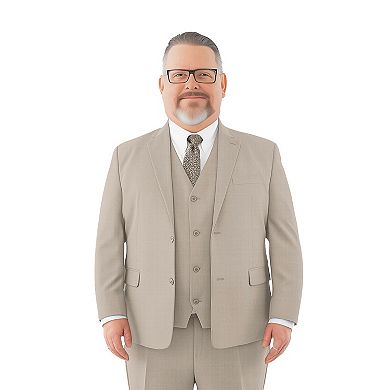 Men's Big & Tall Tailored-Fit Suits Separates Jacket