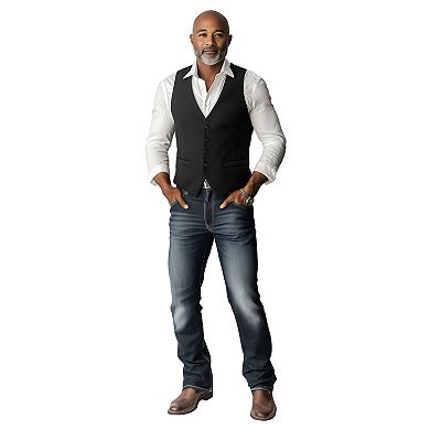 Men's Big & Tall Tailored-Fit Suits Separates Vest