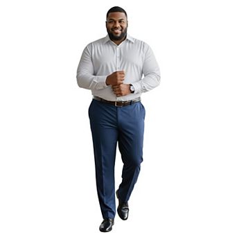 Men's Big & Tall Tailored-Fit Suits Separates Pants