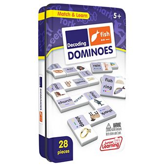 Junior Learning 28 pc Decoding Dominoes Language Arts Game