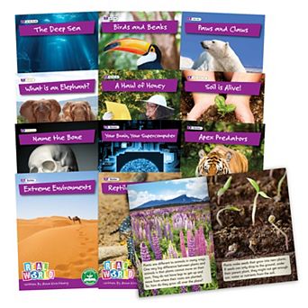 Junior Learning Real World 6-Pack Non-Fiction Hi-Lo Decodables Kids Reading Development
