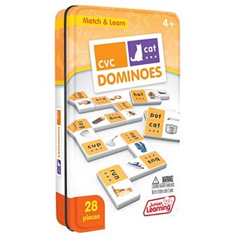 Junior Learning CVC Dominoes 28 pc Language Arts Game