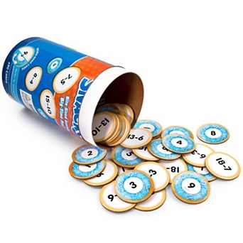 Junior Learning Subtraction Snacks Double-Sided Cards Math Practice Game