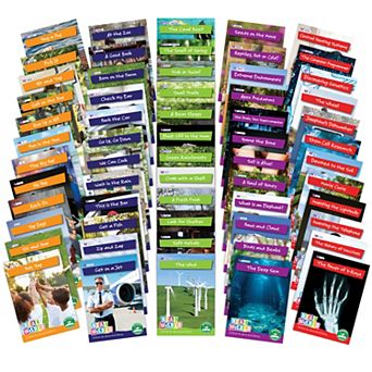 Junior Learning Real World 60-Book Non-Fiction Hi-Lo Decodables Reading Development Set