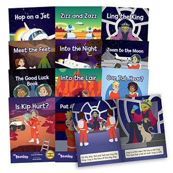 Junior Learning The Beanies Diversity 12-Pack Hi-Lo Decodables Kids Reading Development