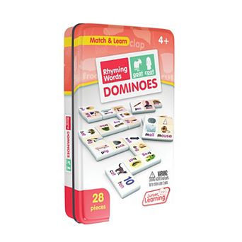 Junior Learning Rhyming Words Dominoes 28 pc Educational Game