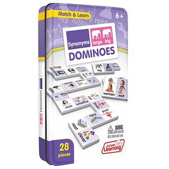 Junior Learning 28 pc Synonyms Dominoes Language Arts Game