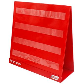 Junior Learning Double Sided Pocket Board Chart Durable Foldable Stand 16.5-in.