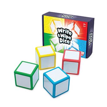Junior Learning Write & Wipe Custom 6-Sided Dice