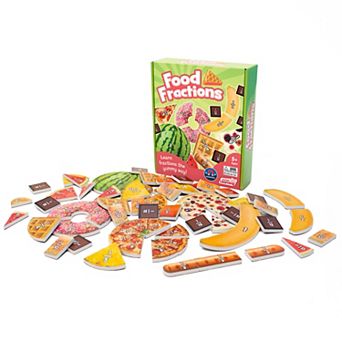 Junior Learning Food Fractions Educational Learning Set
