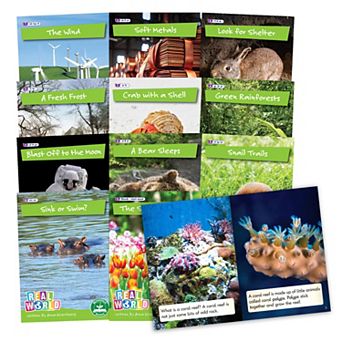 Junior Learning 6-Pack Non-Fiction Hi-Lo Decodables Reading Development Cards