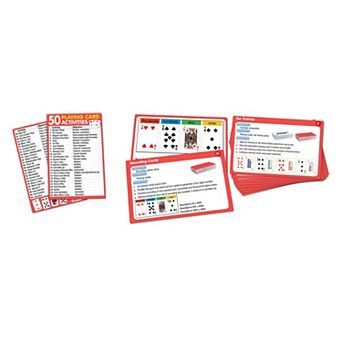 Junior Learning 50 pc Playing Card Activities Educational Resource Set