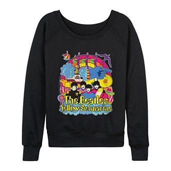 Women's The Beatles Vintage Distressed French Terry Long Sleeve Tee