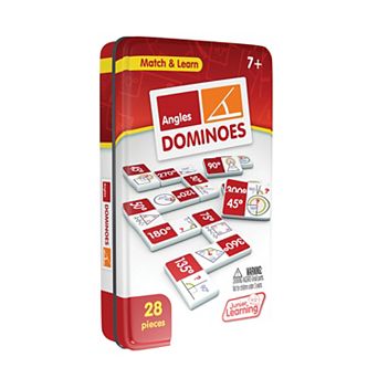 Junior Learning Angles Dominoes 28 pc Educational Math Game