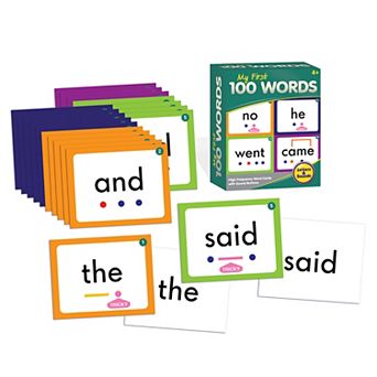 Junior Learning My First 100 Words Educational Word Cards with Sound Buttons