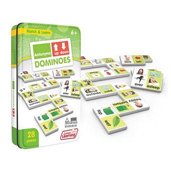 Junior Learning Antonyms Dominoes 28 pc Language Arts Game