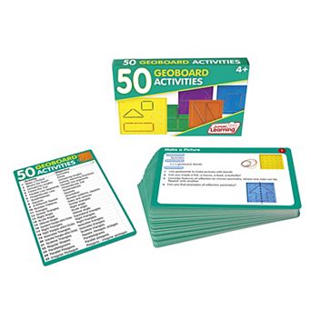 Junior Learning 50 pc Geoboard Activities Educational Resource