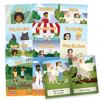 Junior Learning The Beanies Diversity 12-Pack Hi-Lo Decodables Kids Reading Development