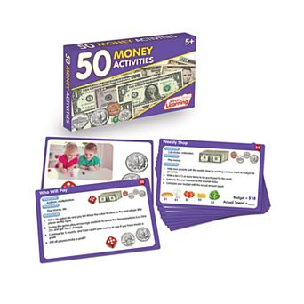 Junior Learning 50 Money Activities Educational Resources Learning Toy