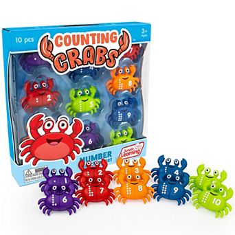 Junior Learning Counting Crabs 10 pc Number Matching Set