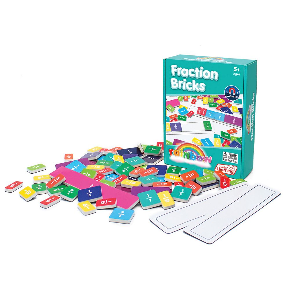 Junior Learning Fraction Bricks Educational Math Toy