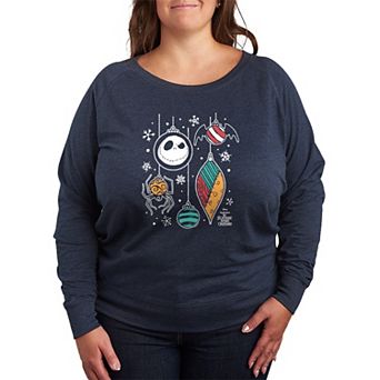 Plus Size Disney's The Nightmare Before Christmas French Terry Long Sleeve Tee