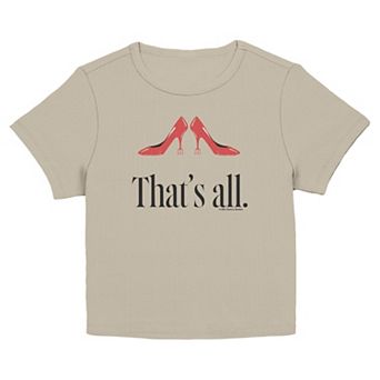 Juniors' The Devil Wears Prada 2 That's All Heels Graphic Baby Tee