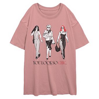 Juniors' The Devil Wears Prada 2 You Look So Chic Oversized Graphic Tee