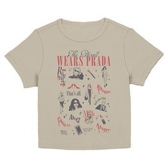 Juniors' The Devil Wears Prada 2 Icons Skimmer Graphic Tee
