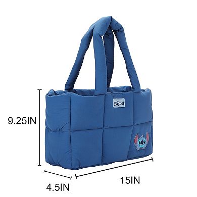 Disney’s Lilo & Stitch Quilted Puffer Tote Bag