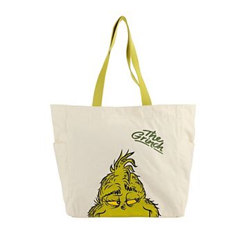 The Grinch 15.5-inch Canvas Tote Bag