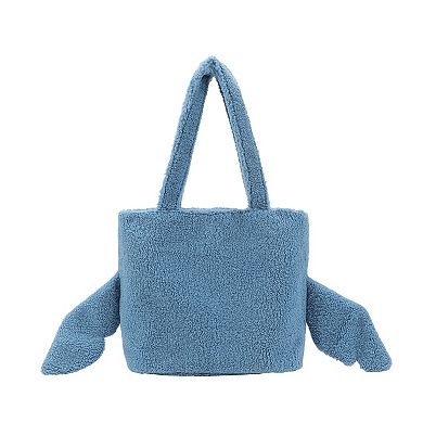 Disney’s Lilo & Stitch Face Plush Tote Bag with 3D Ears