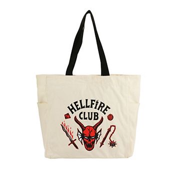 Stranger Things Hellfire Club 15.5-inch Tote Bag