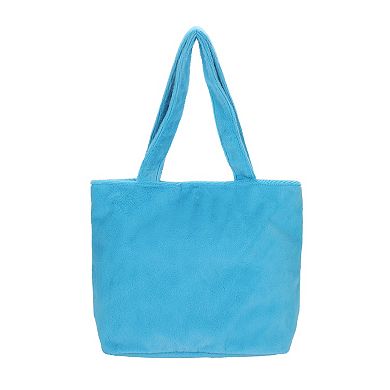 Sesame Street Cookie Monster Fuzzy Tote Bag