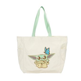 Star Wars The Mandalorian & Grogu Chibi Grogu 15-inch Canvas Tote Bag