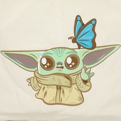 Star Wars The Mandalorian & Grogu Chibi Grogu 15-inch Canvas Tote Bag