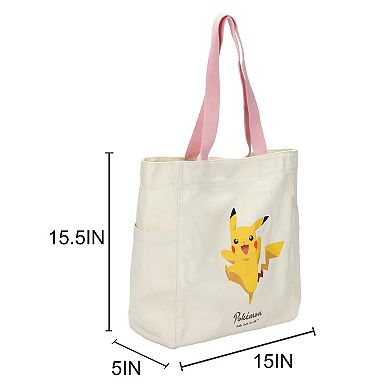 Pokemon Pikachu 15-inch Canvas Tote Bag
