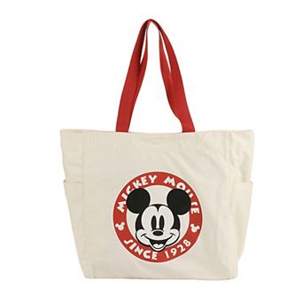 Disney’s Mickey Mouse Classic Since 1928 15.5-inch Canvas Tote Bag