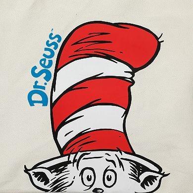 Dr. Seuss Peek-a-Boo Cat In The Hat 15-inch Canvas Tote Bag