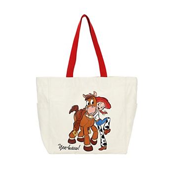 Disney / Pixar’s Toy Story Jessie & Bullseye Yee-Haw 15-inch Canvas Tote Bag
