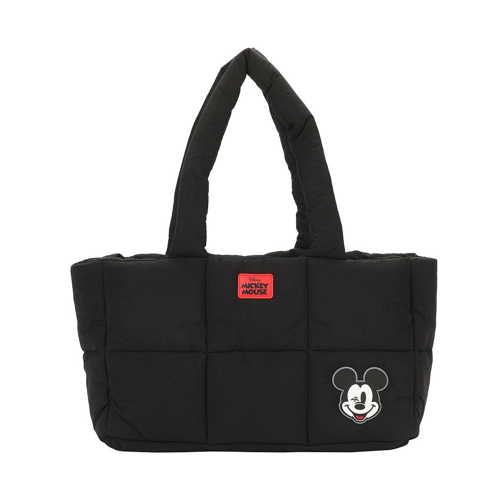 Disneyâs Mickey Mouse Quilted Puffer Tote Bag