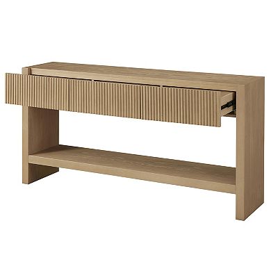 Finley & Sloane 60-inch Fluted Console Table