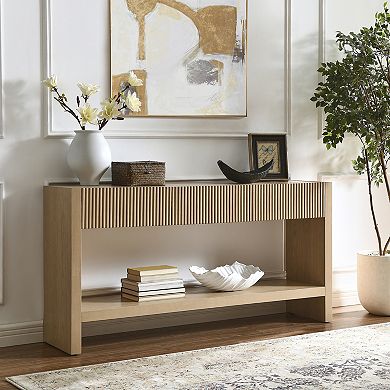 Finley & Sloane 60-inch Fluted Console Table