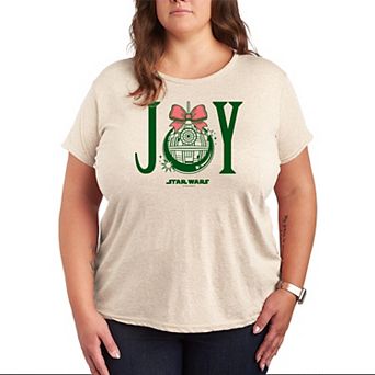 Plus Size Star Wars Joy Death Star Graphic Tee