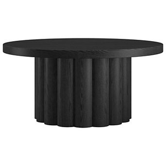 Finley & Sloane Olie 32-inch Round Fluted Coffee Table