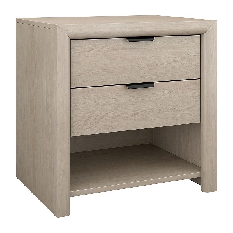 Finley & Sloane Clarice 24-inch Rectangular Nightstand, Alder White