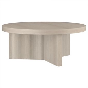 Finley & Sloane Holm 36-inch Round Fluted Coffee Table