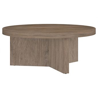 Finley & Sloane Holm 36-inch Round Fluted Coffee Table
