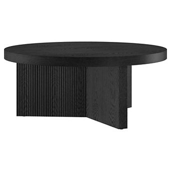 Finley & Sloane Holm 36-inch Round Fluted Coffee Table