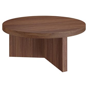 Finley & Sloane Holm 36-inch Round Fluted Coffee Table